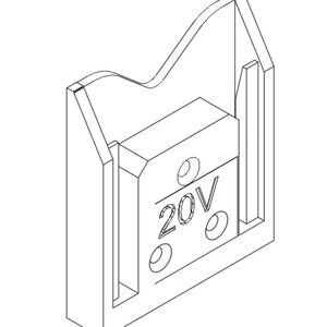 Tool Holders For Worxs 20V Tools, Storage, Organizer, Mounts, Wall Hangers 4 PK